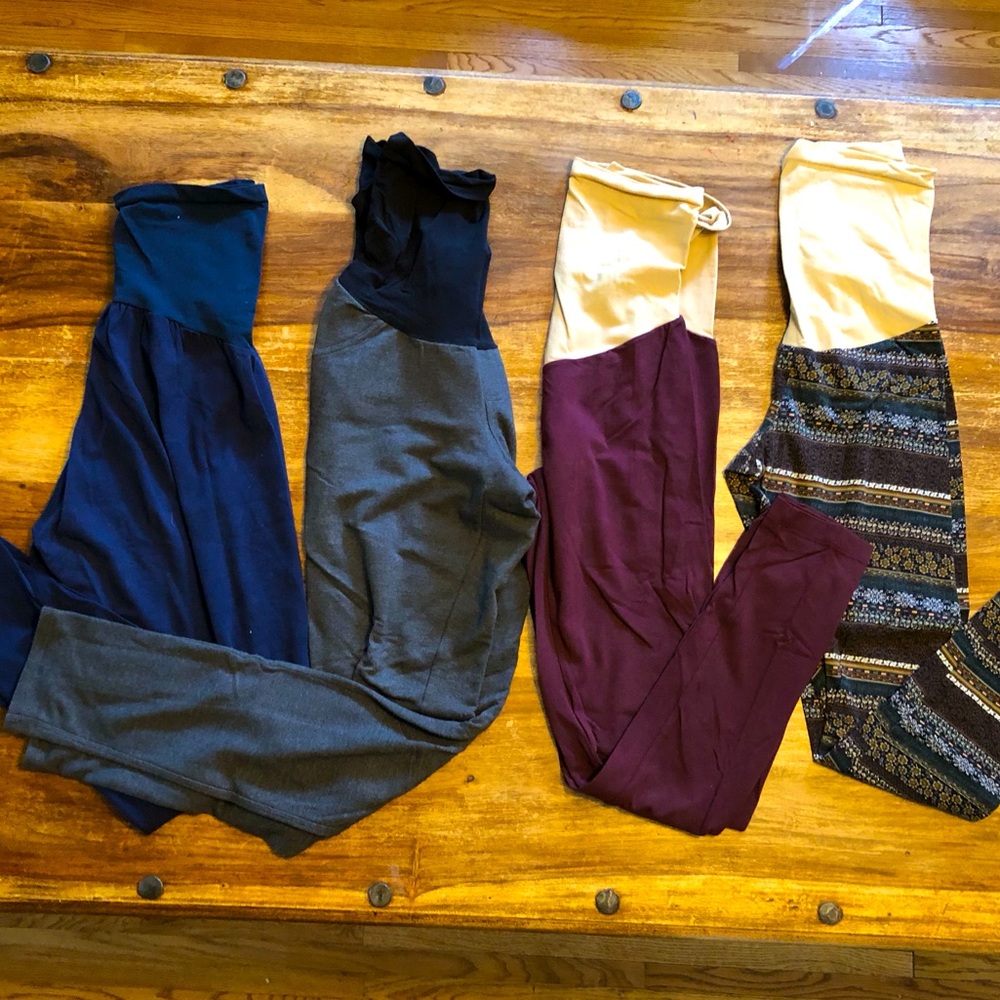 Motherhood maternity pregnancy leggings lot - Picture 1 of 5